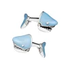 Shark Moving Jaw Sterling Cufflinks