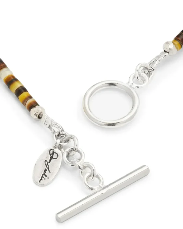 Shell Beaded Necklace with Freshwater Pearl