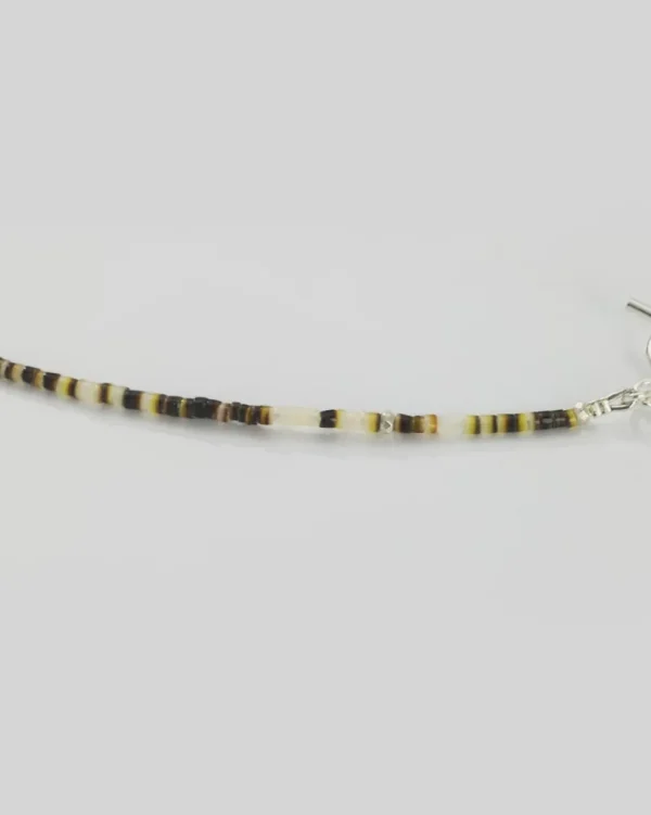 Shell Beaded Necklace with Freshwater Pearl