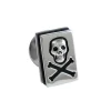 Skull and Crossbones Sterling Lapel Pin