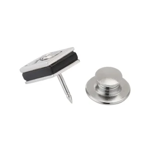 Skull and Crossbones Sterling Lapel Pin