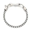 Sterling Silver Box Chain Bracelet