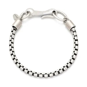Sterling Silver Box Chain Bracelet