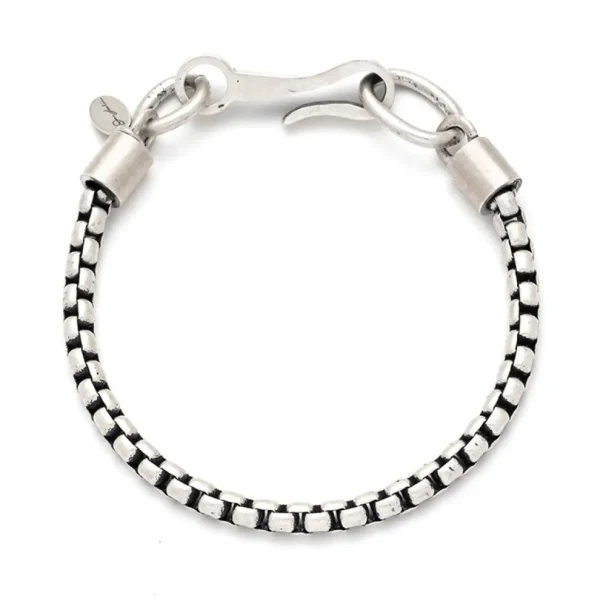 Sterling Silver Box Chain Bracelet