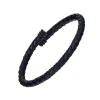 Woven Leather Bracelet Spring Fit