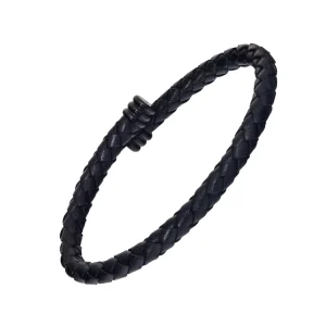 Woven Leather Bracelet Spring Fit